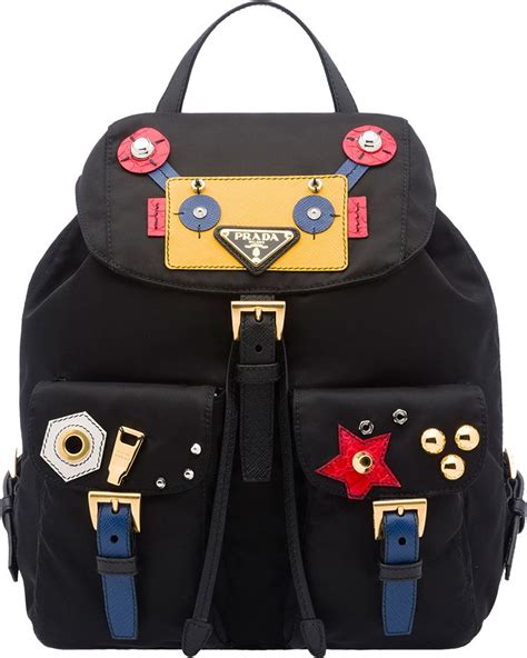 prada robot backpack blue|Women's Backpacks And Belt Bags .